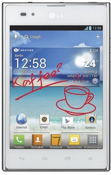LG Optimus Vu P895 White