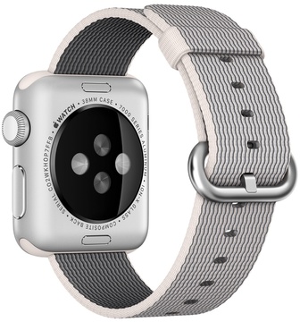 Apple Woven Nylon for Watch 38mm/40mm/41mm/42mm Pearl (MM9T2)