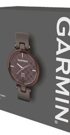 Garmin Lily Dark Bronze Bezel with Paloma Case and Italian Leather Band (010-02384-B0)