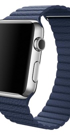 Apple Watch 38mm/40mm/41mm/42mm Leather Loop Dark Blue (high copy)