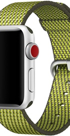 Apple Watch 38mm/40mm/41mm/42mm Dark Olive Check Woven Nylon (MQVF2)