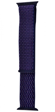 Apple Watch 42mm/44mm/45mm/46mm/49mm Woven Nylon Sport Loop Midnight Blue (high copy)