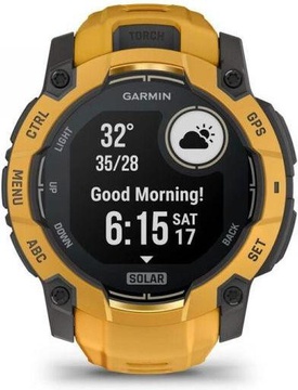 Garmin Instinct 3 50mm Solar Sunburst with Sunburst/Gray Band (010-02935-02/42)