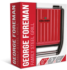 George Foreman Family Steel Grill 25040-56