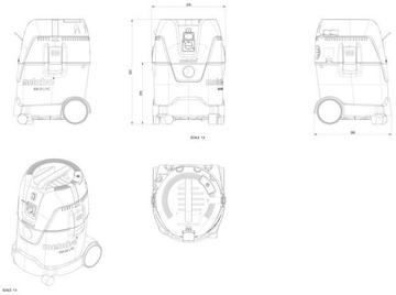 Metabo ASA 25 L PC (602014000)