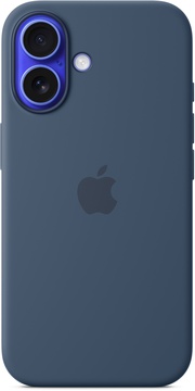 Apple iPhone 16 Silicone Case with MagSafe Denim (high copy)