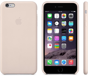 Apple iPhone 6 Plus Leather Case Soft Pink (MGQW2)