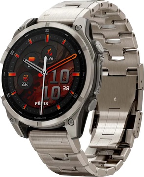 Garmin Fenix 8 47mm AMOLED Sapphire Titanium with Vented Titanium Bracelet (010-02904-40)