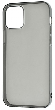 Simple Case Silicone Clear Black for iPhone 12 Pro Max