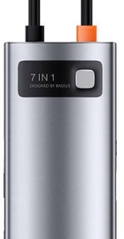 Baseus Metal Gleam Series 7-in-1 (2xUSB3.0+4KHD+Type-C+Type-C PD+TF+SD) (WKWG020113)