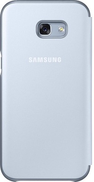 Samsung Neon Flip Cover for Galaxy A3 2017 A320 (EF-FA320PLEGRU) Blue