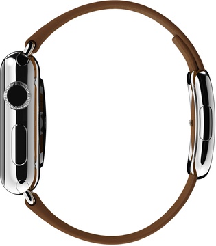 Apple Modern Buckle for Watch 38mm/40mm/41mm/42mm Brown Large (MJ562)