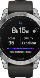 Garmin Fenix 7 Silver with Graphite Band (010-02540-00/01)