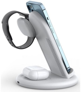 WIWU Power Air 3 in 1 Wireless Charger White (PA3IN1)