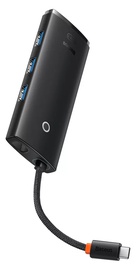 Baseus Lite Series 5-in-1 (Type-C to HDMI + 3xUSB 3.0 + PD) Black