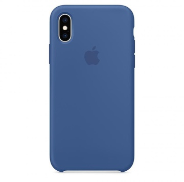 Apple iPhone X/Xs Silicone Case Delft Blue (high copy)