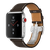 Apple Watch Hermes 42mm Series 3 GPS + Cellular Stainless Steel Case with Ebene Barenia Leather Single Tour Deployment Buckle (MQMV2)