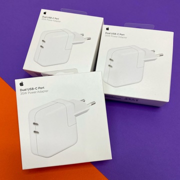 Apple 35W Dual USB-C Port Power Adapter (MW2K3 / MNWP3 / MNWN3) (High Copy)