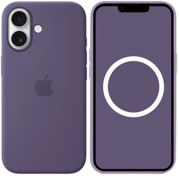 Apple iPhone 17 Silicone Case with MagSafe Purple Fog (high copy)