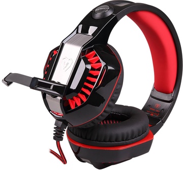  Kotion Each G2000 Generation II с поворотным микрофоном (Черно-красный)