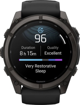 Garmin Fenix 9 51mm Carbon Gray DLC Titanium with Black Silicone Band (010-04763-10/11)