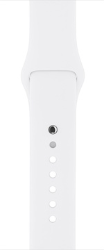 Apple Sport Band for Watch 42mm/44mm/45mm/46mm/49mm White (MTPK2, MJ4M2)