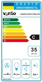 Ventolux GARDA 60 BK (700) LED