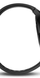 Garmin Vivomove HR Black with Black Silicone Band (010-01850-11)