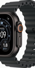 Apple Watch Ultra 3 GPS + Cellular 49mm Black Tit. Case w. Black Ocean Band (MF0J4)
