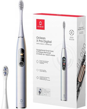 Oclean X Pro Digital Electric Toothbrush Glamour Silver (6970810552560)