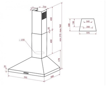 Perfelli K 6210 WH 700 LED