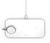 Zens Dual Aluminium Wireless Charger + Apple Watch 10W White (ZEDC05W/00)