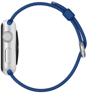 Apple Woven Nylon for Watch 42mm/44mm/45mm/46mm/49mm Royal Blue (MMA12)