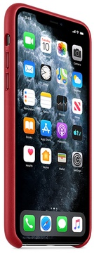 Apple iPhone 11 Pro Max Leather Case - PRODUCT RED (MX0F2)