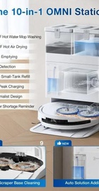 ECOVACS Deebot T50 Pro Omni White