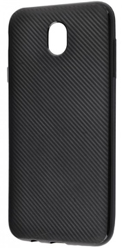 Simple Case Carbon Protection Case Black for Samsung Galaxy J3 2017 (J330F)