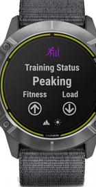 Garmin Enduro Steel with Gray UltraFit Nylon Strap (010-02408-00/10)