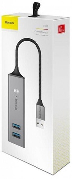 Baseus 3xUSB3.0 2xUSB2.0 Dark Gray (CAHUB-C0G)