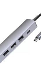 Proove Iron Link 5 in 1 (3*USB3.0 + Tyce C + RJ45)