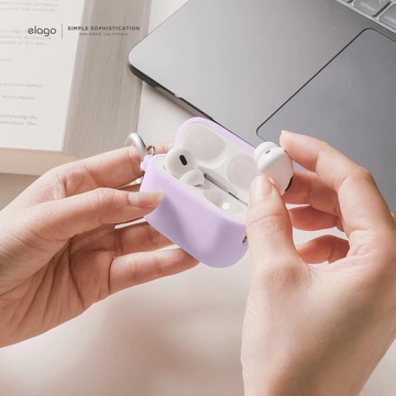 Elago Silicone Hang Case Lovely Pink for Airpods Pro 2nd Gen (EAPP2SC-HANG-LPK)