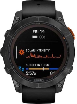 Garmin Fenix 7 Pro Solar Slate Gray w. Black Band (010-02777-00/01)