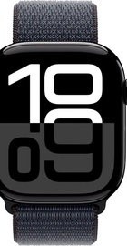 Apple Watch Series 10 GPS 42mm Jet Black Aluminum Case With Ink Sport Loop (MWWG3)