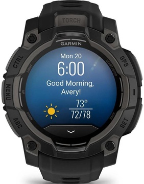 Garmin Instinct 3 45mm AMOLED Black with Black Band (010-02936-00)