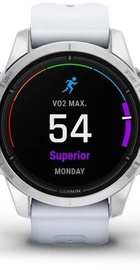 Garmin Epix Pro Gen 2 42mm Silver w. Whitestone Band (010-02802-00/01)