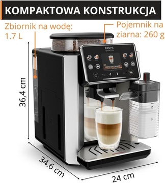 Krups Sensation Milk Elite Hot & Cold EA918GE0