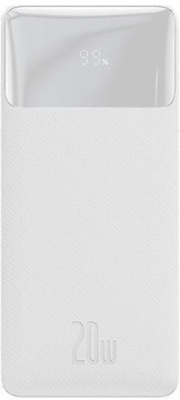 Baseus Bipow Digital Display Powerbank 20000mAh 20W White (PPDML-M02)