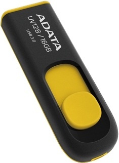 ADATA 16 GB UV128 Black/Yellow