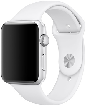 Apple Watch 42mm/44mm/45mm/46mm/49mm Sport Band White (copy)