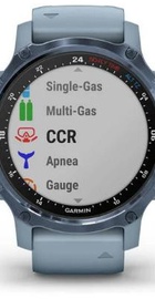 Garmin Descent Mk2S Mineral Blue with Sea Foam Silicone Band (010-02403-07)