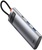 Baseus Metal Gleam Series 7-in-1 (2xUSB3.0+4KHD+Type-C+Type-C PD+TF+SD) (WKWG020113)